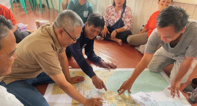 Planning with community in Kutim