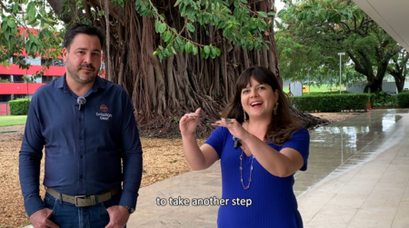 Fernando Sampaio and Sheila Guebara