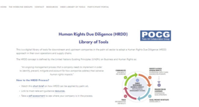 Library of Tools to Support Human Rights Due Diligence Process