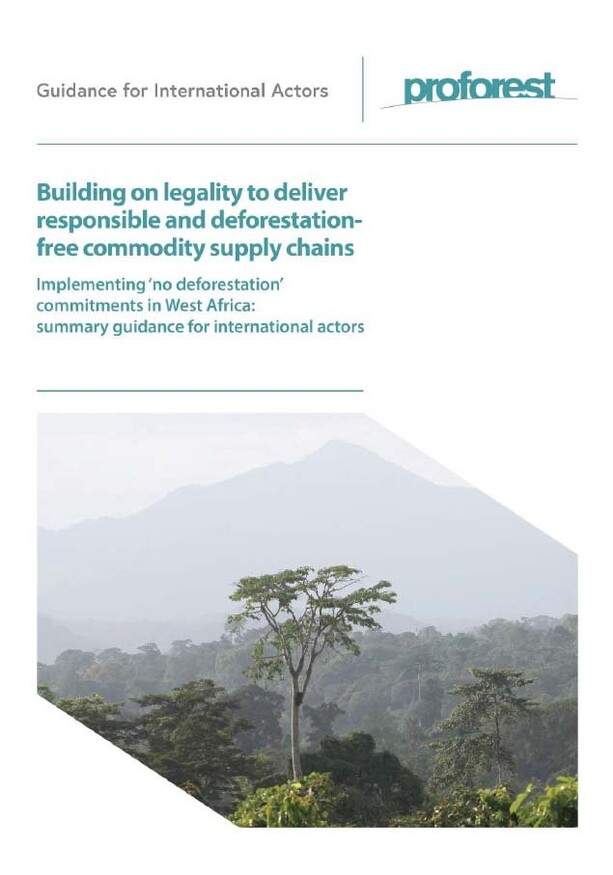 Implementing ‘No Deforestation’ Commitments in West Africa: Guidance for International Actors