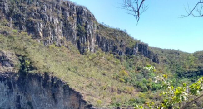 Cerrado waterfall