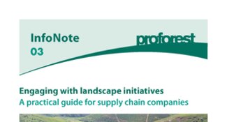 Engaging with Landscape Initiatives: updated for 2020