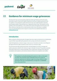 Guidance for minimum wage grievances