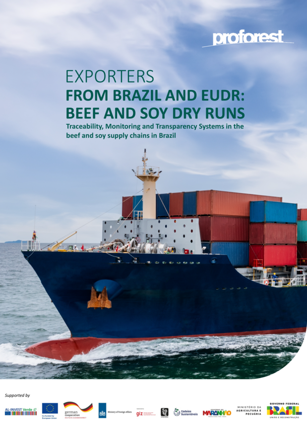 Proforest lanza estudio sobre los desafíos y oportunidades para los exportadores brasileños ante el cumplimiento del EUDR