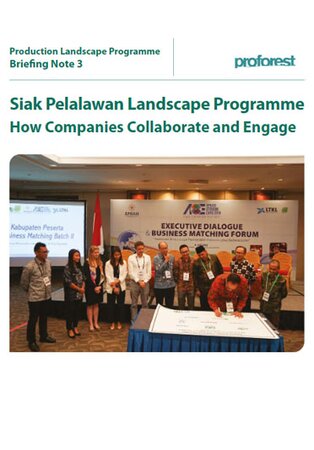 Siak Pelalawan Landscape Programme: How Companies Collaborate and Engage