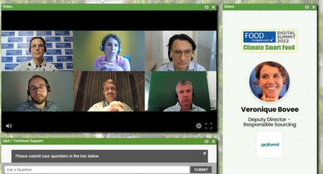 Proforest speaking about EU Deforestation Due Diligence at Climate Smart Food