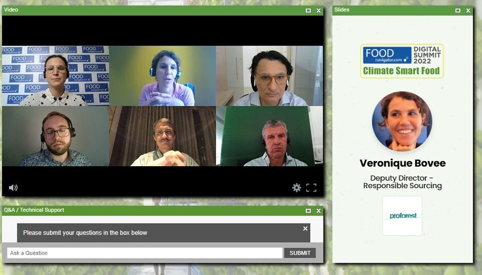 Proforest speaking about EU Deforestation Due Diligence at Climate Smart Food