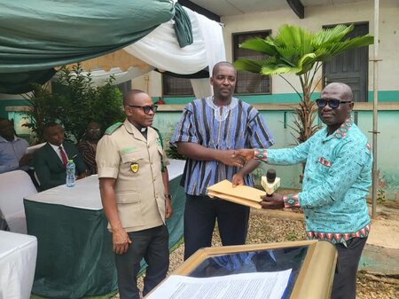 Proforest supports forest protection in Ghana’s Ahafo Region with 22 motorbikes for frontline patrols