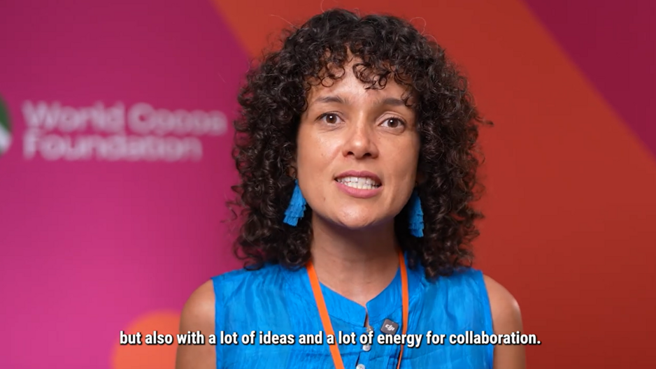 Jane Lino at the World Cocoa Foundation Partnership Meeting