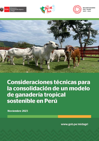 Consideraciones técnicas para la consolidación de un modelo de ganadería tropical sostenible en Perú