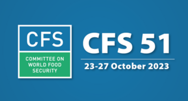 Proforest/ASCI and the World Benchmarking Alliance side event at the Committee on World Food Security in Rome, October 26