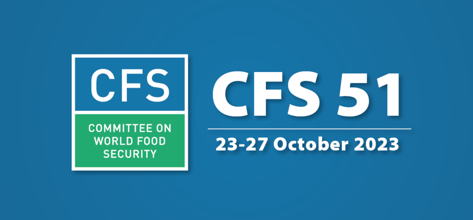 Proforest/ASCI and the World Benchmarking Alliance side event at the Committee on World Food Security in Rome, October 26