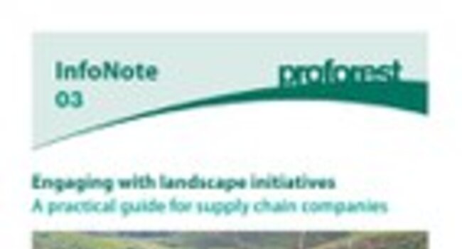 Engaging with Landscape Initiatives