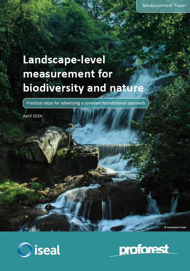 Landscape-level measurement for biodiversity and nature