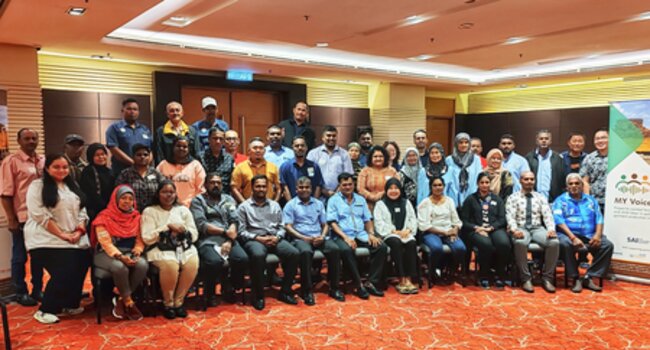 Group photo NUPW ToT