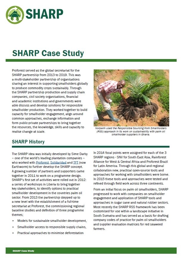 SHARP: A Retrospective