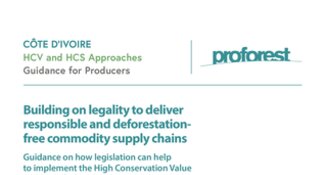 HCV and HCS in Côte d'Ivoire: Guidance for Producers