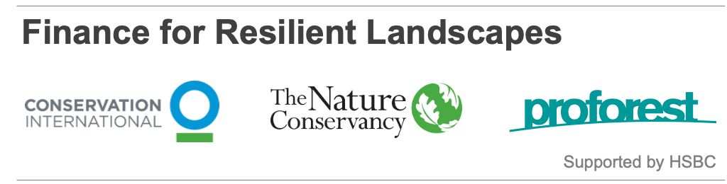 Finance for Resilient Landscapes partner logos